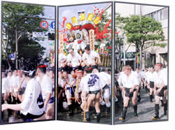 三曲屏風 B-13-3